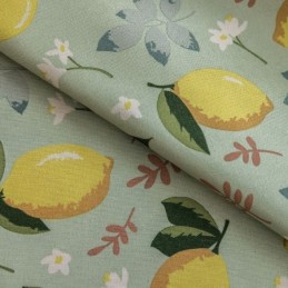 Cotton Curtain Made to Measure Curtain Fruit Printed Nordic