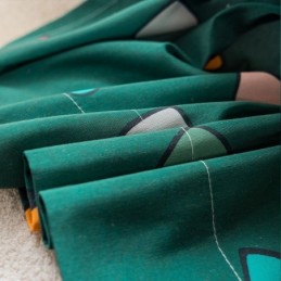 Cotton Curtain Made to Measure Curtain Nordic Style Heart Printed