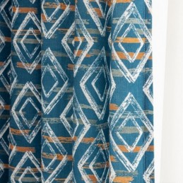 Curtain Made to Measure Curtain Rhombus Printed Nordic Style