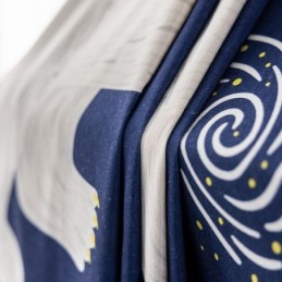 Cotton Curtain Made to Measure Curtain Kid's Style Polar Bear Printed