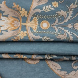 Cotton Curtain Made to Measure Curtain European Flower Printed Style