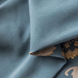 Cotton Curtain Made to Measure Curtain European Flower Printed Style