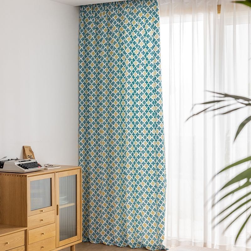 Curtain Made to Measure Curtain Geometric Printed Nordic Style