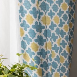 Curtain Made to Measure Curtain Geometric Printed Nordic Style