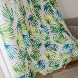 Curtain Made to Measure Curtain Leaf Printed Nordic Style