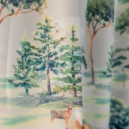 Curtains Forest Printed American Style