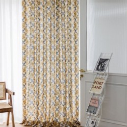 Cotton Curtain Made to Measure Curtain Printed Nordic Style