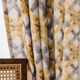 Cotton Curtain Made to Measure Curtain Printed Nordic Style