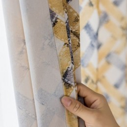 Cotton Curtain Made to Measure Curtain Printed Nordic Style