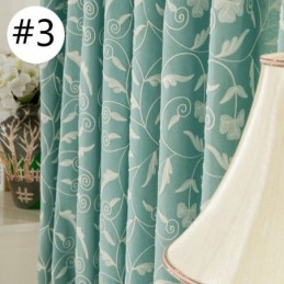 Cotton Blackout Curtain Made to Measure Curtain Vine Embroidered Nordic Style For Living Room Bedroom