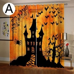 Curtains Halloween Digital Printing American Style
