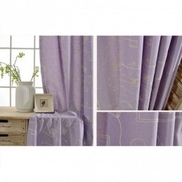 Cotton Blackout Curtain Made to Measure Curtain Nordic Style Embroidered For Living Room Bedroom
