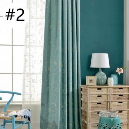 Cotton Blackout Curtain Made to Measure Curtain Nordic Style Embroidered For Living Room Bedroom