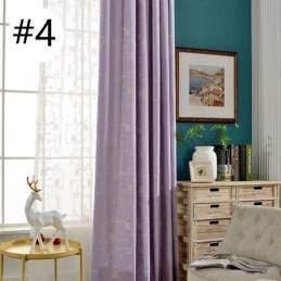 Cotton Blackout Curtain Made to Measure Curtain Nordic Style Embroidered For Living Room Bedroom