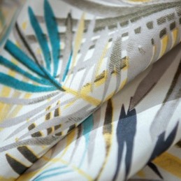 Cotton Curtains American Colorful Banana Leaf