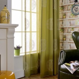 Cotton Embroidered Curtain...