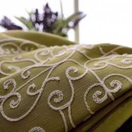 Cotton Embroidered Curtain Made to Measure Curtain Nordic Blackout For Living Room Bedroom