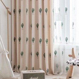 Curtains Kids Style Cactus...