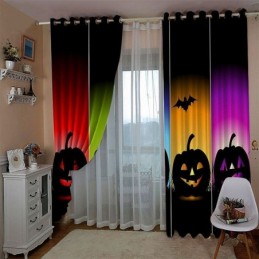 Curtains Pumpkin Digital Printing American Style