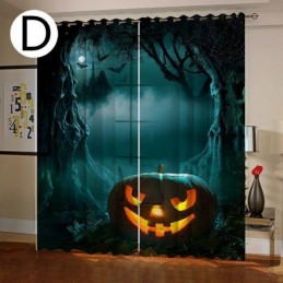 Curtains Pumpkin Digital Printing American Style