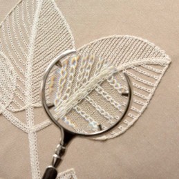 Cotton Linen Blackout Curtain Made to Measure Curtain Nordic Leaf Embroidered For Living Room Bedroom