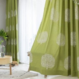 Nordic Style Linen Curtain...