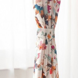 Plants Print Curtain Made to Measure Curtain Thermal Insulated Blackout Curtains For Living Room Bedroom