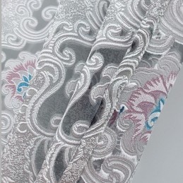 Embroidered Blackout Curtain Made to Measure Curtain European Style Floral Window Drapes For Living Room