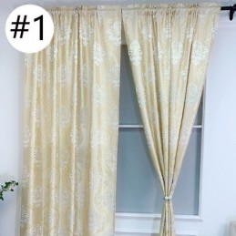 Jacquard Luxury Curtain Made to Measure Curtain European Blackout For Bedroom Living Room