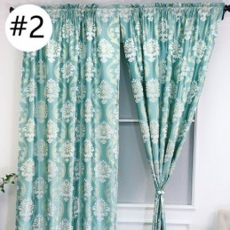 Jacquard Luxury Curtain Made to Measure Curtain European Blackout For Bedroom Living Room
