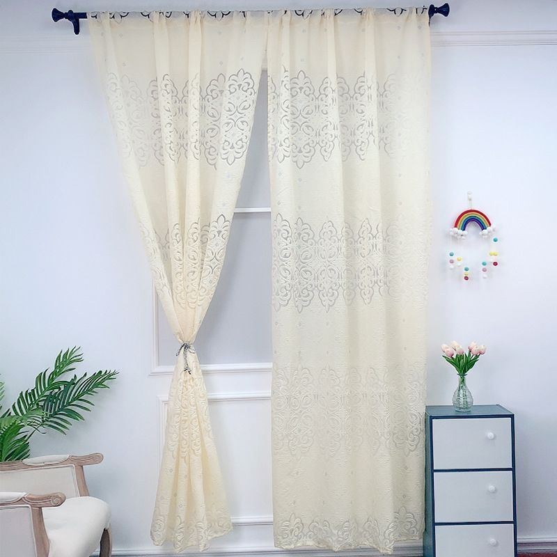 European Style Curtains Room Darkening For Living Bedroom