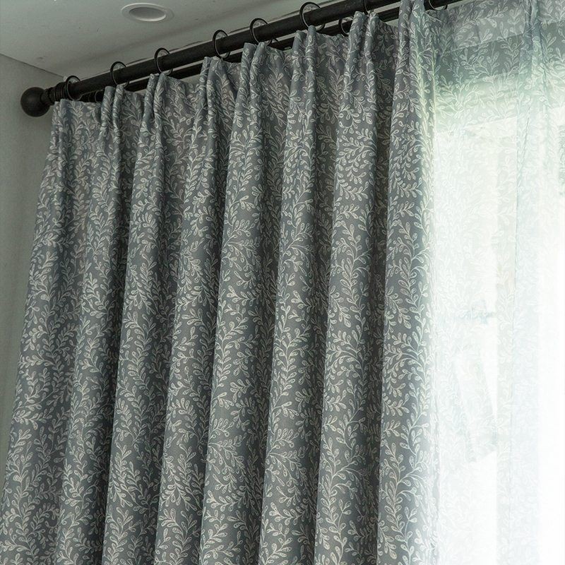 Curtain Made to Measure Curtain Leaves Printed American Blackout Curtains