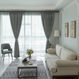 Curtain Made to Measure Curtain Leaves Printed American Blackout Curtains