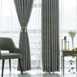 Curtain Made to Measure Curtain Leaves Printed American Blackout Curtains