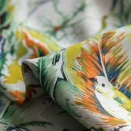 Curtain Made to Measure Curtain Oil Painted Leaves American Printed Blackout Curtains