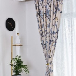 American Curtains Floral Printed Blackout