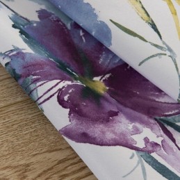 Curtain Made to Measure Curtain Floral Printed American Semi Blackout Curtains