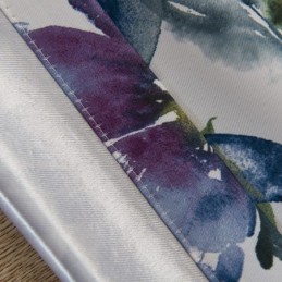 Curtain Made to Measure Curtain Floral Printed American Semi Blackout Curtains