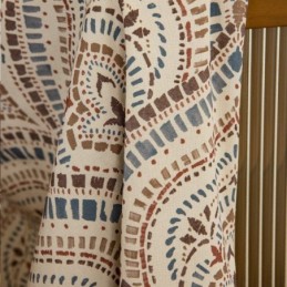 Polycotton Printed Curtains American Vintage Pattern Blackout