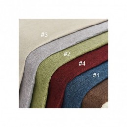 Nordic Modern Solid Color Curtain Made to Measure Curtain Black Silk Blackout Cotton and Linen Curtains