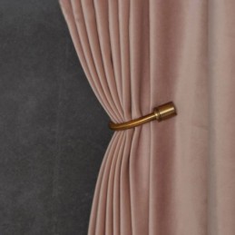 Max Blackout Curtain Made to Measure Curtain Velvet Imitation Solid Color Bedroom