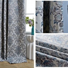 Retro Curtain Made to Measure Curtain European Embroidery Bedroom