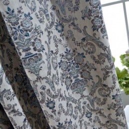 Retro Curtain Made to Measure Curtain European Embroidery Bedroom