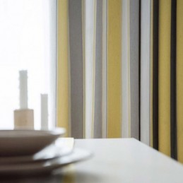 Nordic Modern Jacquard Curtain Made to Measure Curtain Contrast Stripes Living Room Bedroom Study Fabric