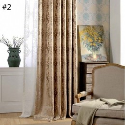 European Max Blackout Curtain Made to Measure Curtain Luxury Damascus Jacquard Bedroom