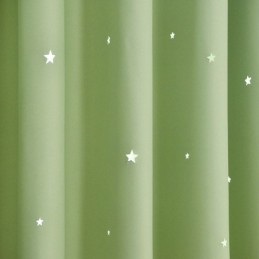 Modern Creative Curtain Made to Measure Curtain Solid Hollow Star