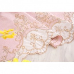 Chenille Blackout Curtain Made to Measure Curtain European Style Floral Embroidery For Living Room Bedroom