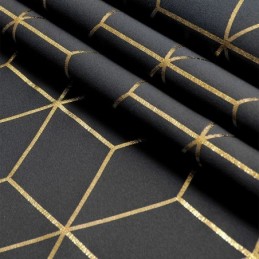 Blackout Curtain Made to Measure Curtain Geometric Bronzing Nordic Style For Living Room Bedroom