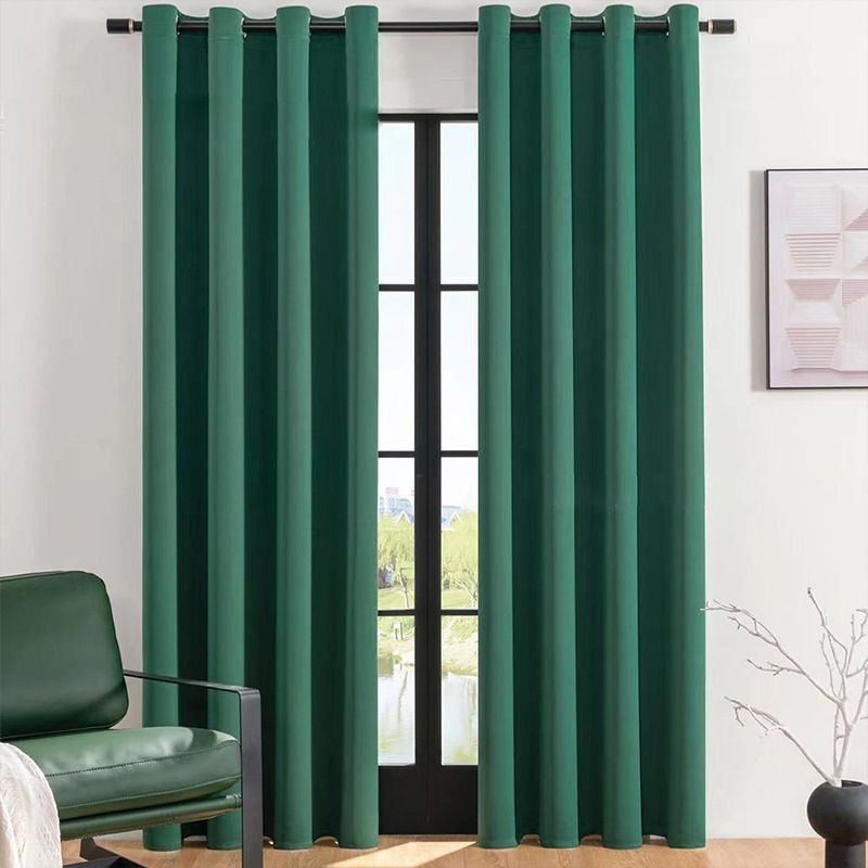 Blackout Curtains Solid Color Nordic Style For Living Room Bedroom