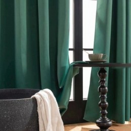 Blackout Curtains Solid Color Nordic Style For Living Room Bedroom